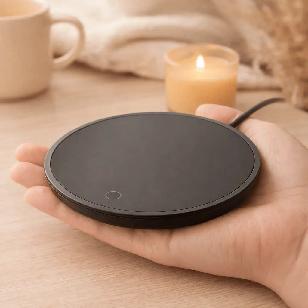 Sleek and tiny mug warmer for any type of mugs.