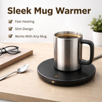 Slim design and fast heating mug warmer for any kind of mug.